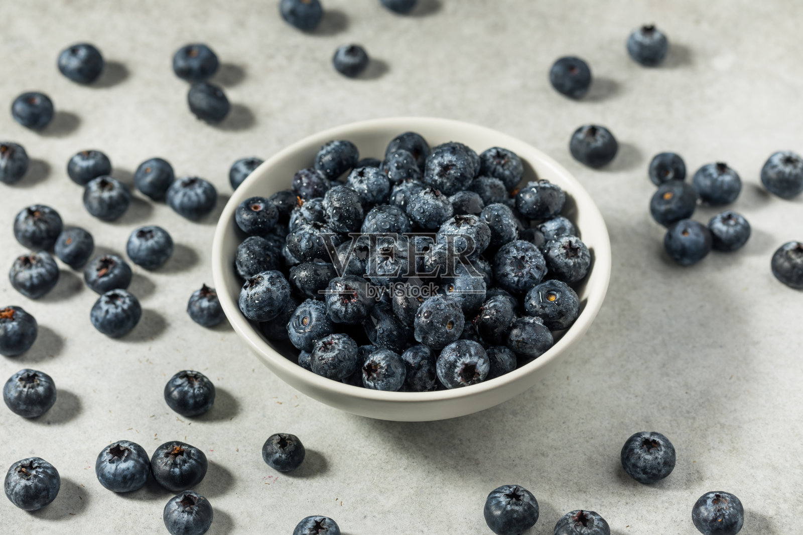 有机生蓝莓照片摄影图片