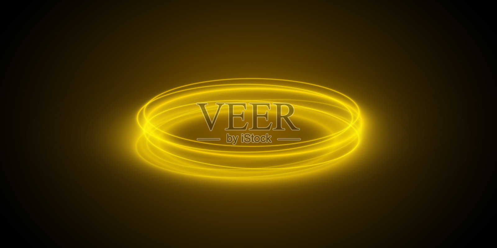 抽象神奇发光金色旗帜。魔法阵。圣诞快乐。圆形金色闪亮的框架与光爆炸。节日横幅上的金粉插画图片素材