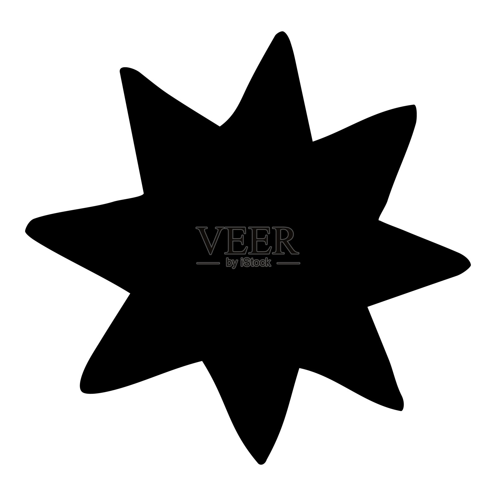 手绘太阳用水墨刷绘制插画图片素材