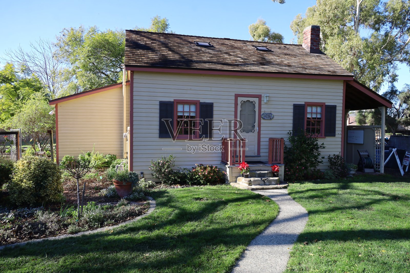 加州弗里蒙特的Shinn House和Arboretum照片摄影图片