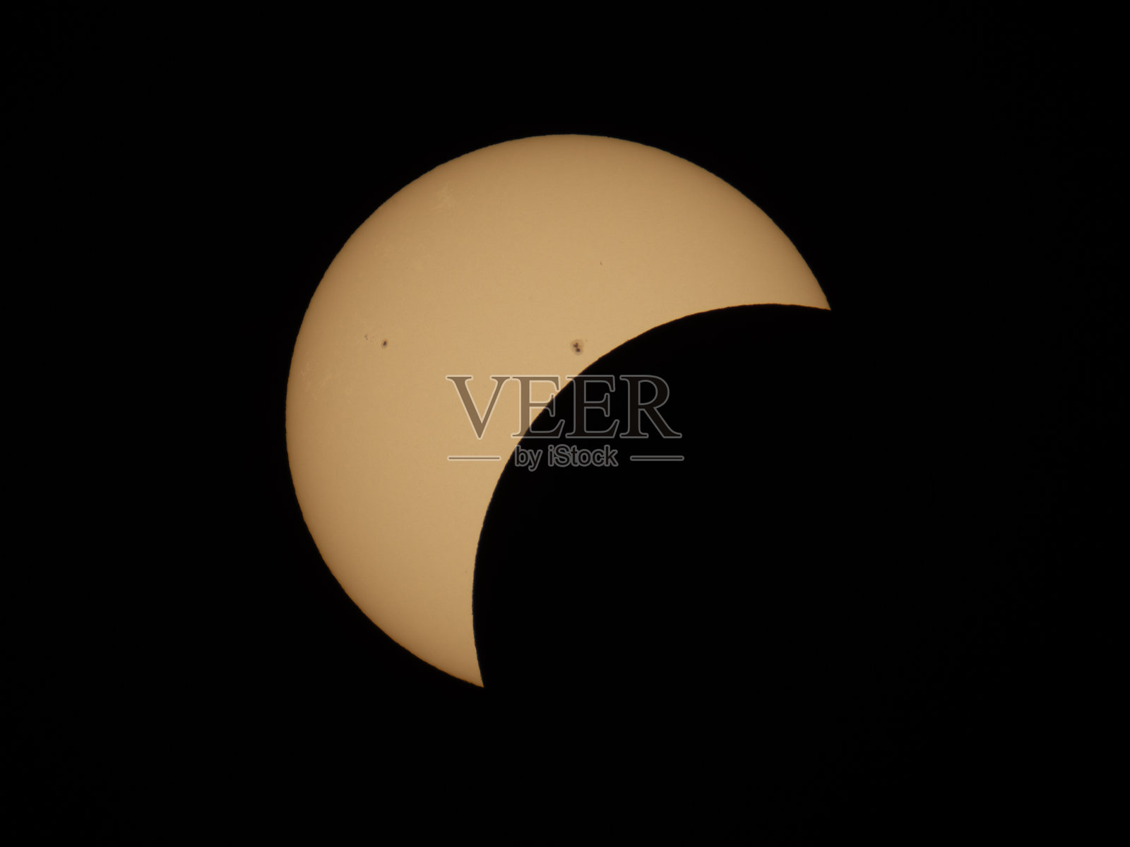 2024年日全食照片摄影图片