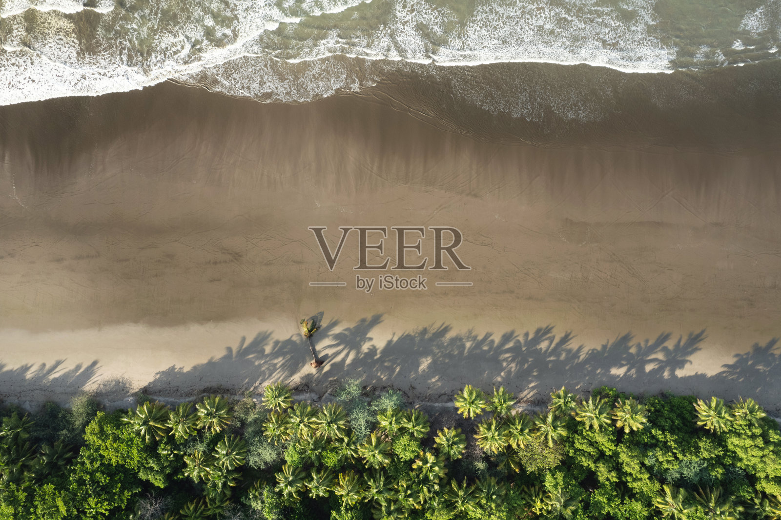 干净的沙滩湿沙照片摄影图片