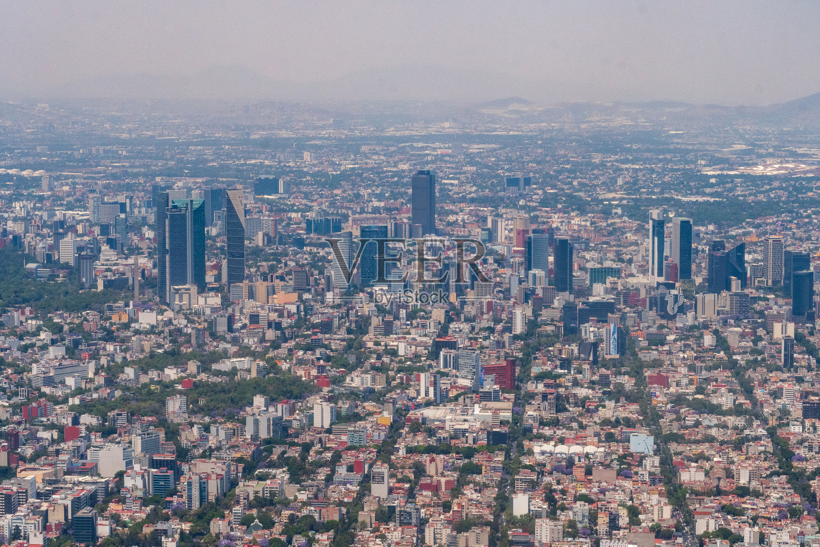 墨西哥城CDMX鸟瞰图照片摄影图片