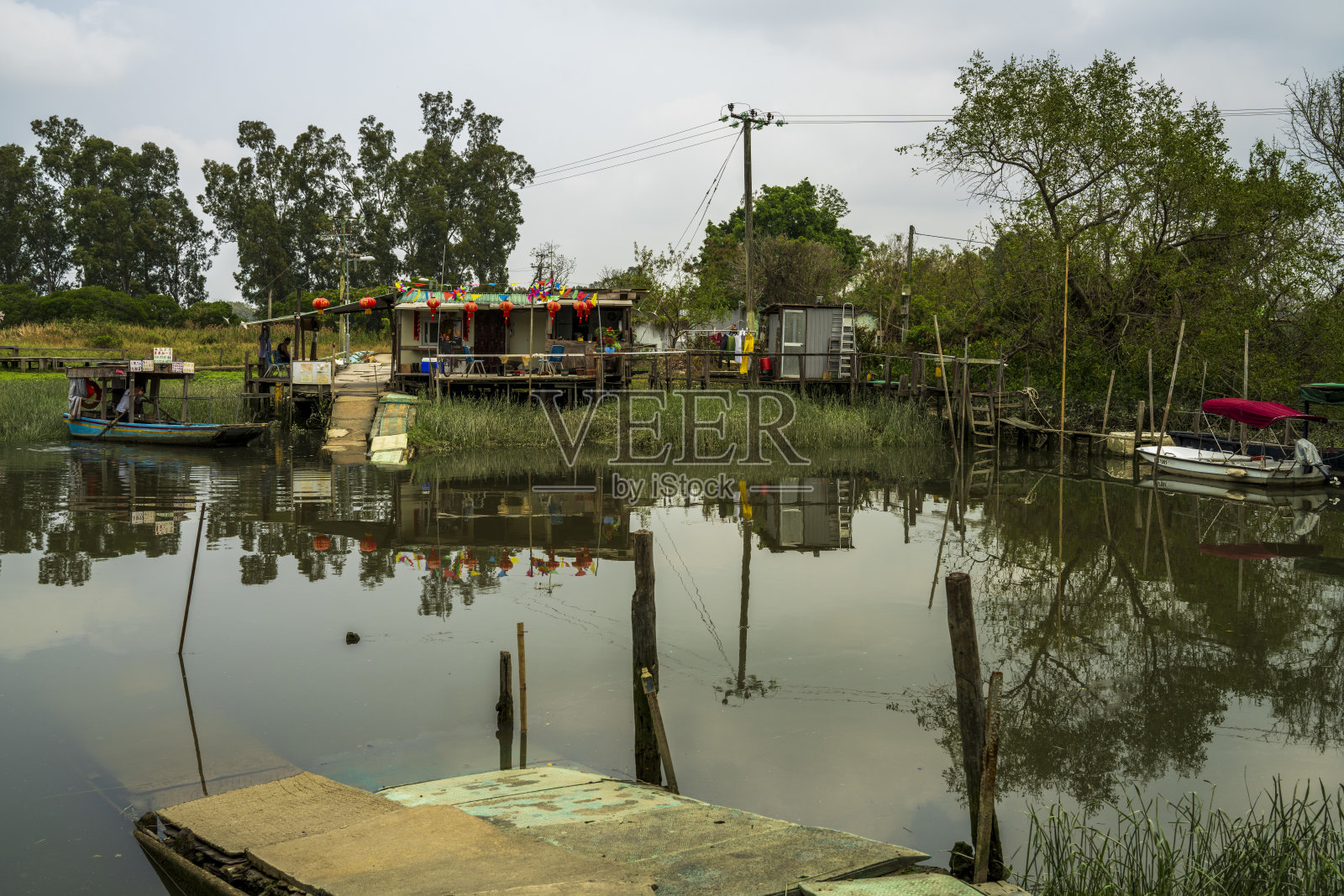 南生围渡轮，香港照片摄影图片