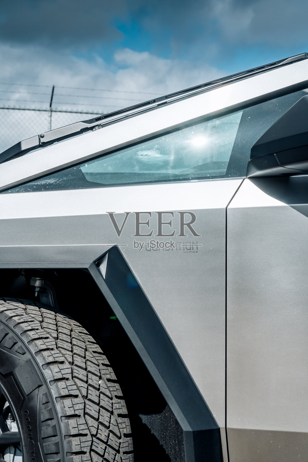 特斯拉赛博卡车照片摄影图片