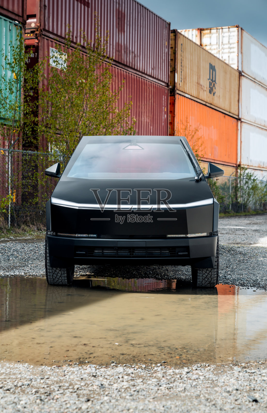 特斯拉赛博卡车照片摄影图片