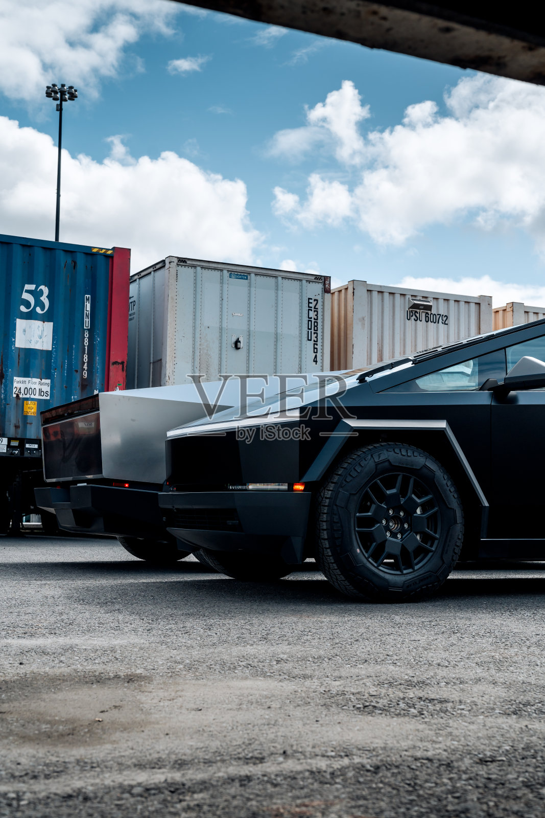 特斯拉赛博卡车照片摄影图片