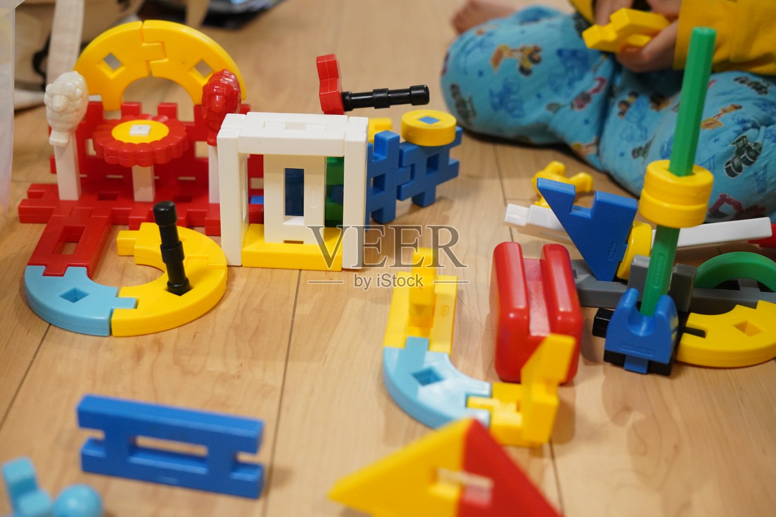 玩新积木照片摄影图片