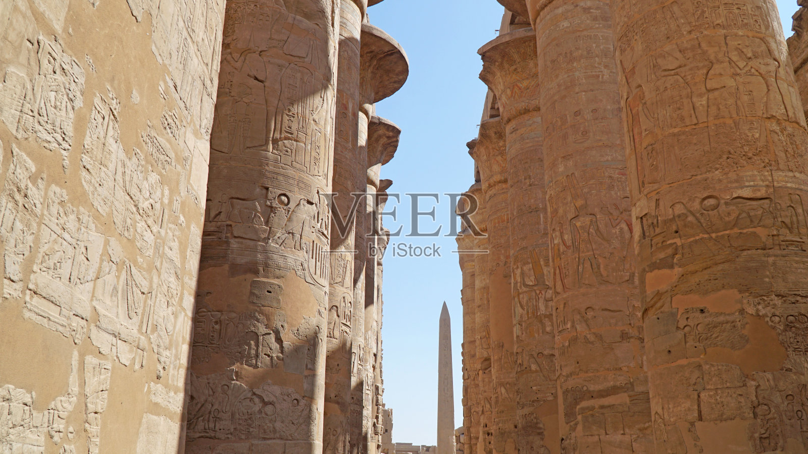埃及卢克索卡纳克神庙照片摄影图片