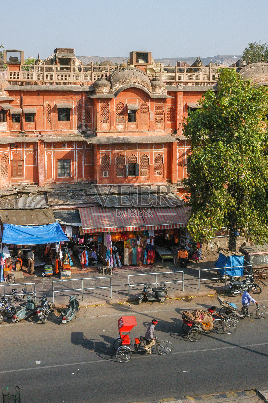 印度斋浦尔的城市中心照片摄影图片
