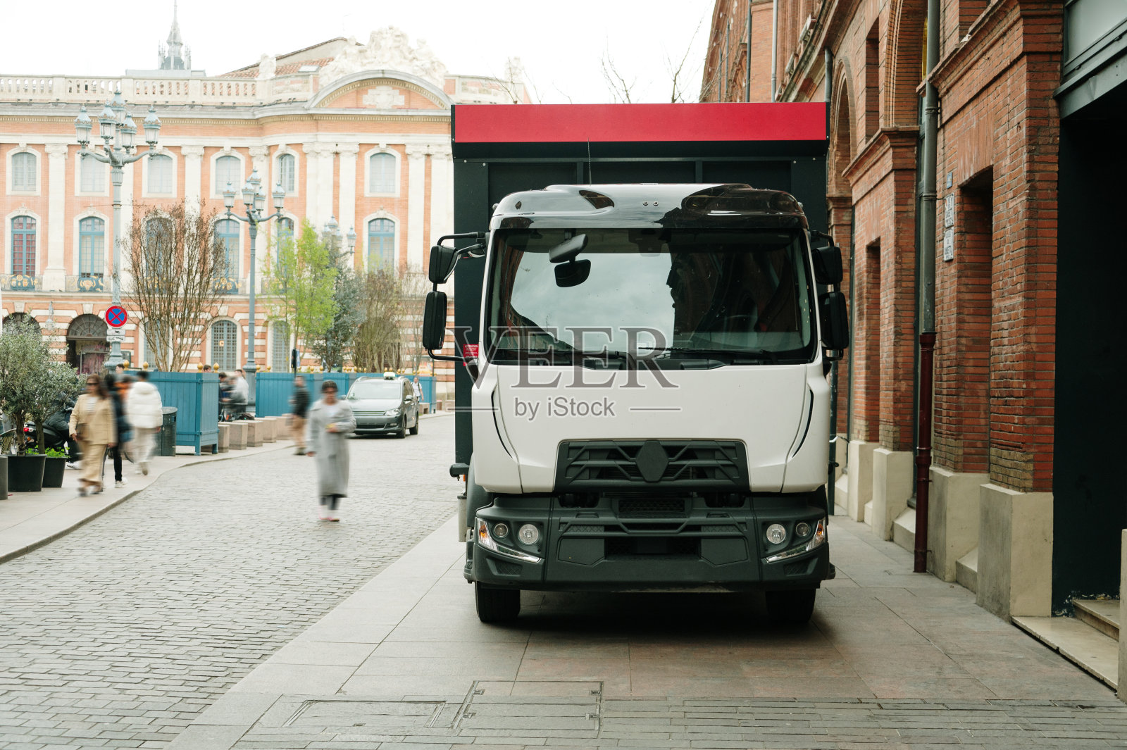 送货卡车照片摄影图片