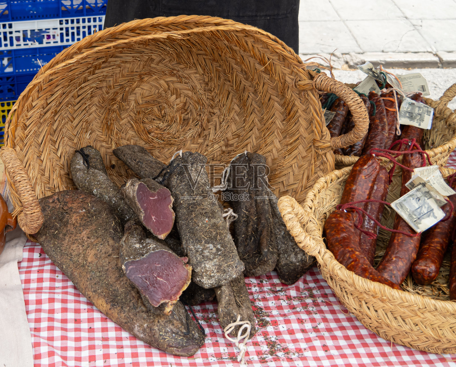 西班牙街头市场的水果和蔬菜照片摄影图片