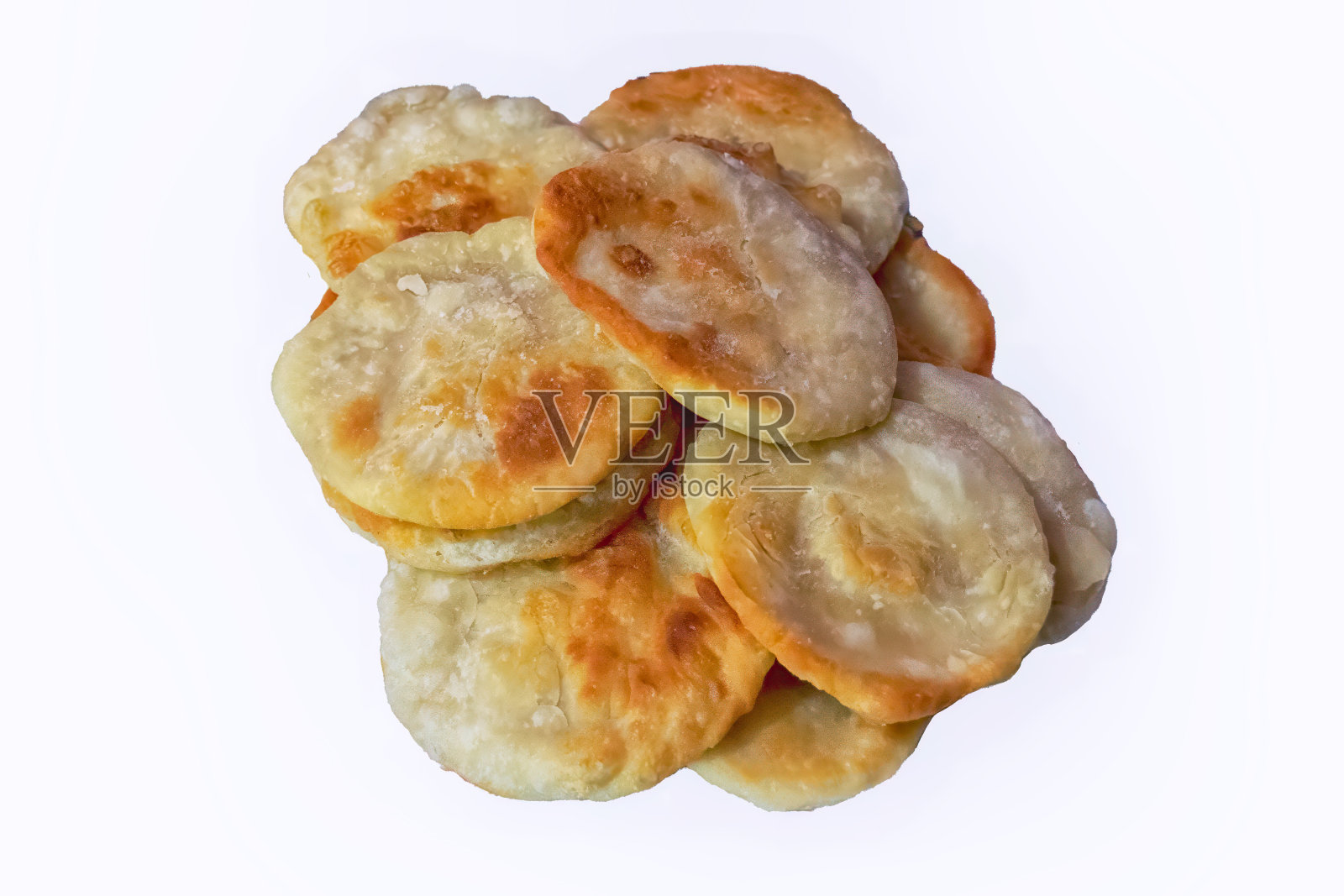 热自制小麦玉米饼特写。照片摄影图片