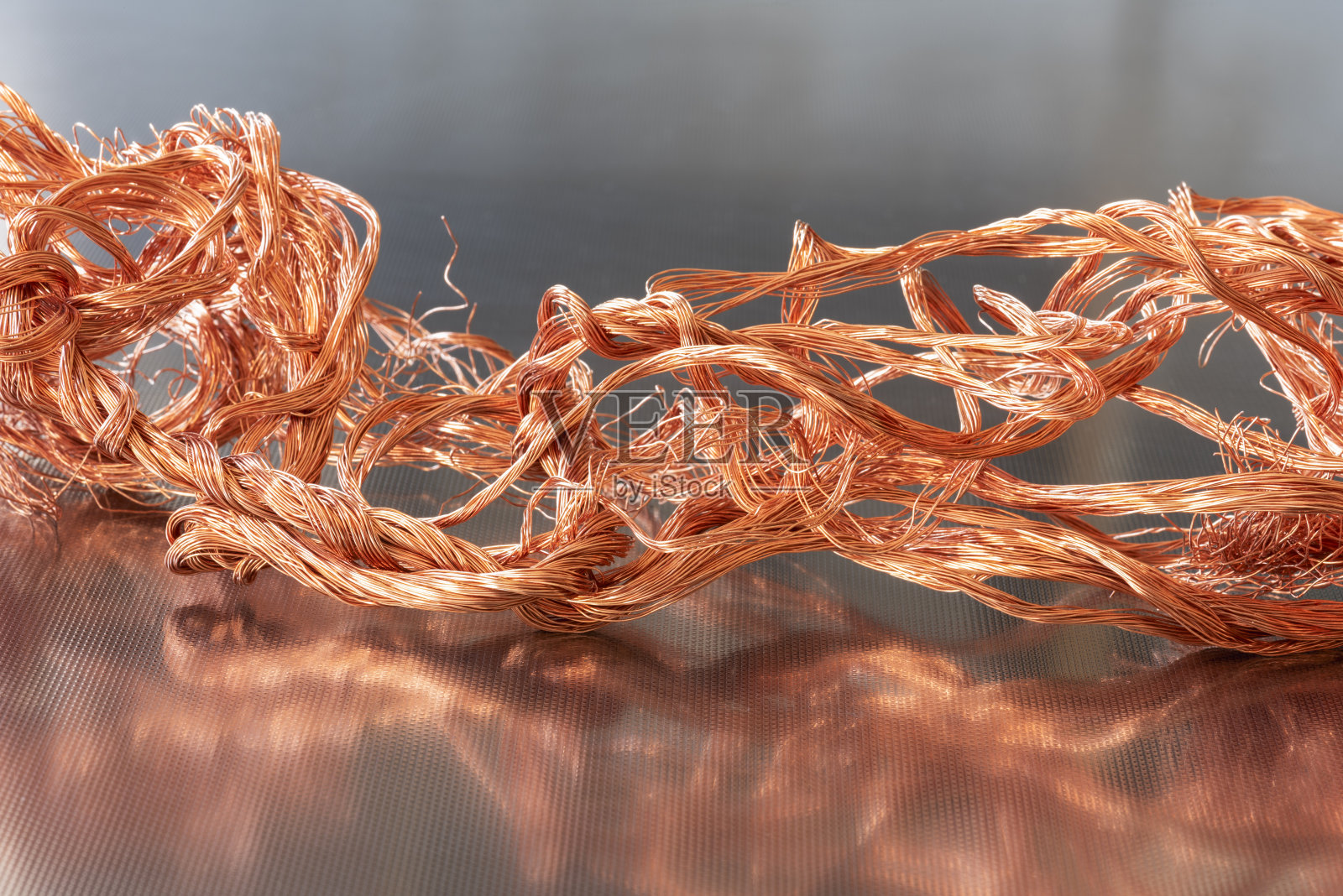 铜丝原料及金属工业照片摄影图片