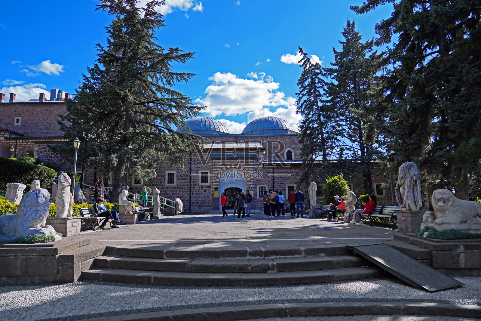 安卡拉乌勒斯安纳托利亚文明博物馆大楼照片摄影图片