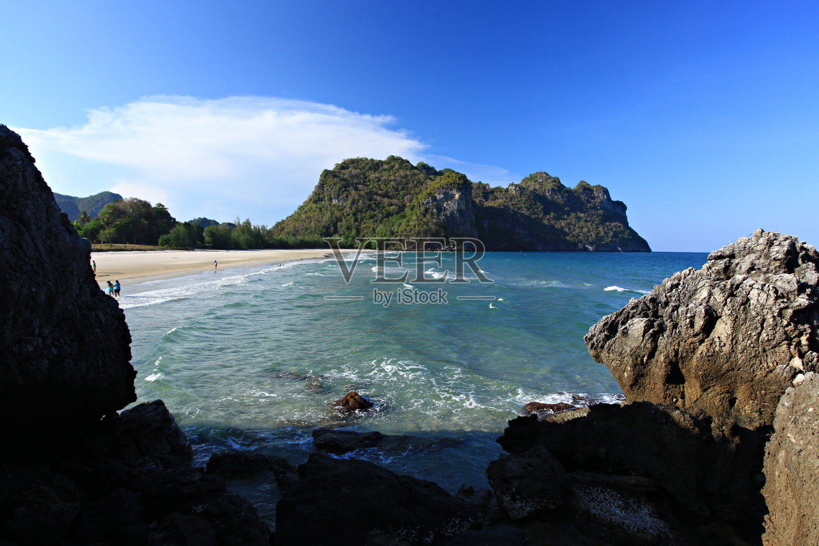 东洋海滩风景照片摄影图片