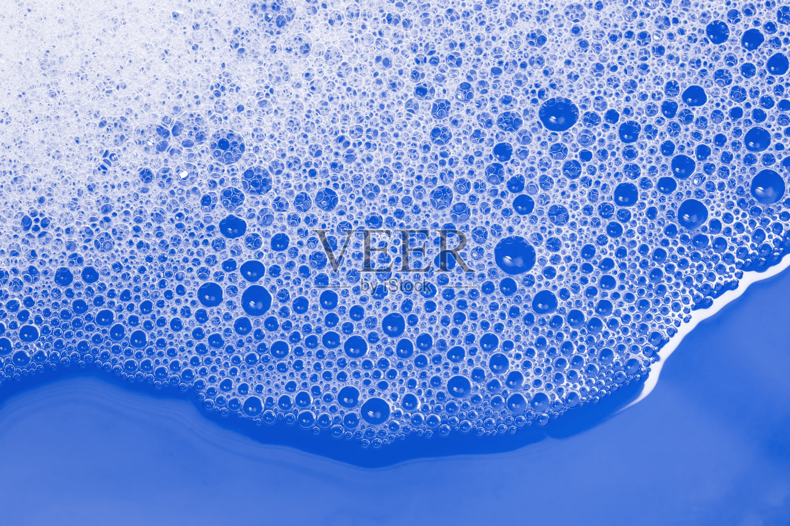 肥皂泡沫背景(蓝色)照片摄影图片