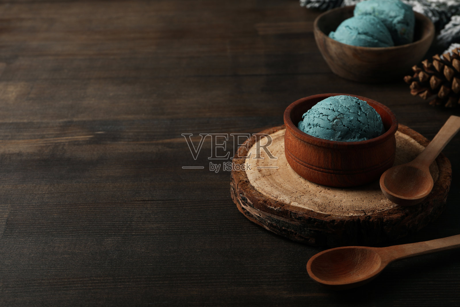 美食概念，冰淇淋，文字空间照片摄影图片