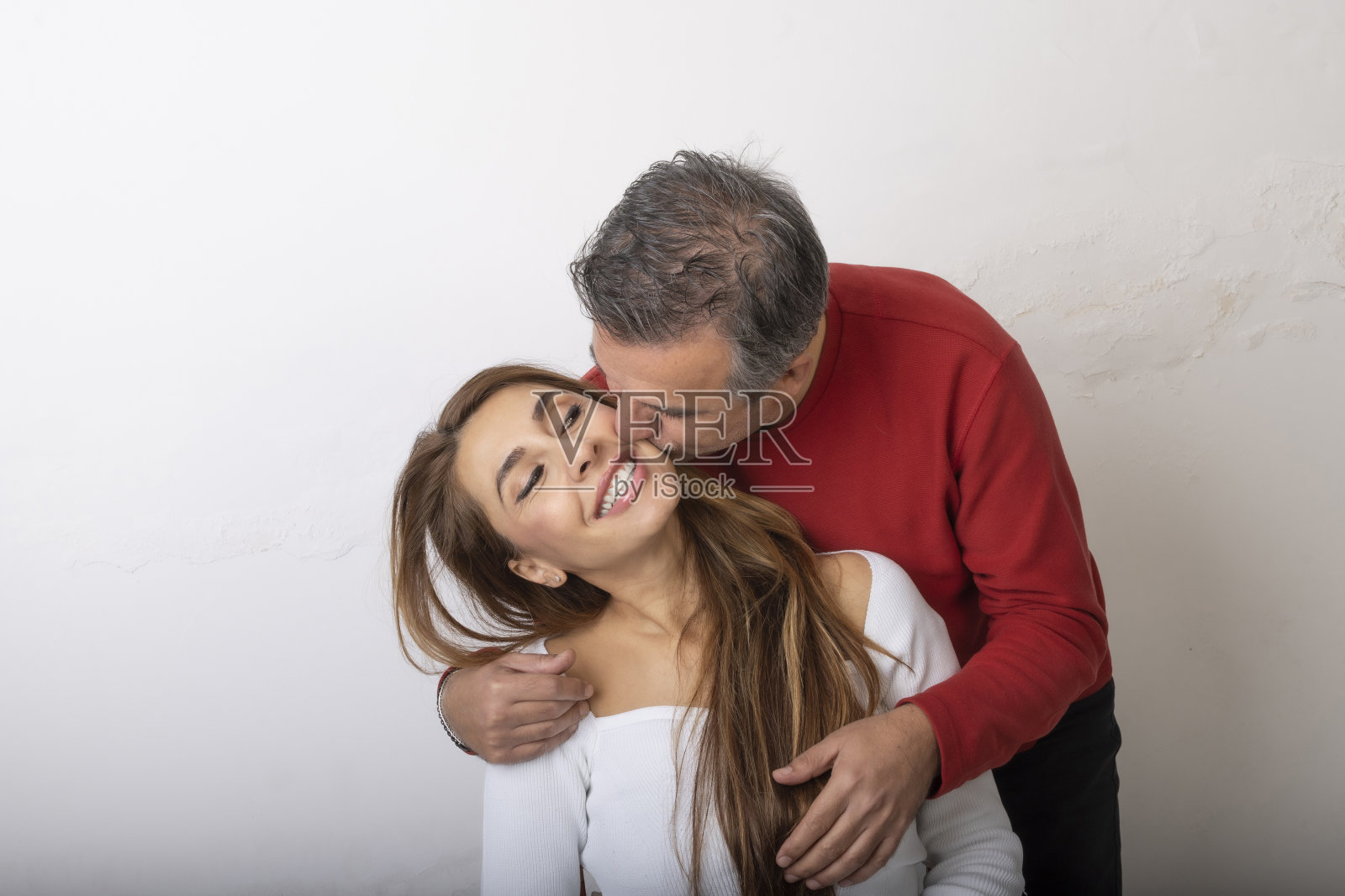 美丽的夫妻幸福照片摄影图片