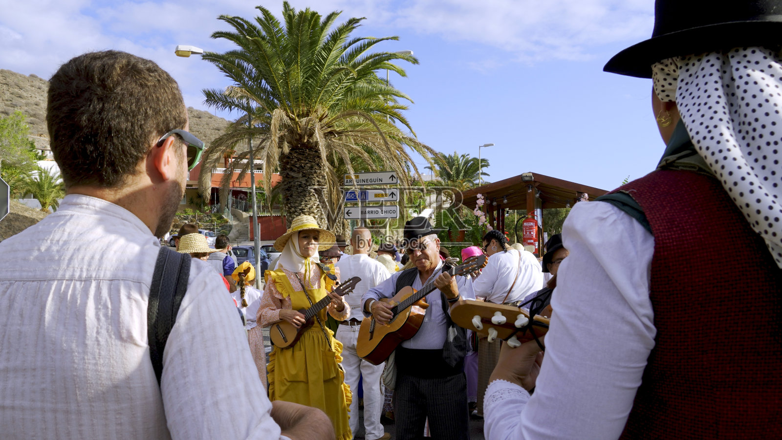 2024年4月6日，西班牙，加那利群岛，大加那利岛，埃尔帕贾尔照片摄影图片