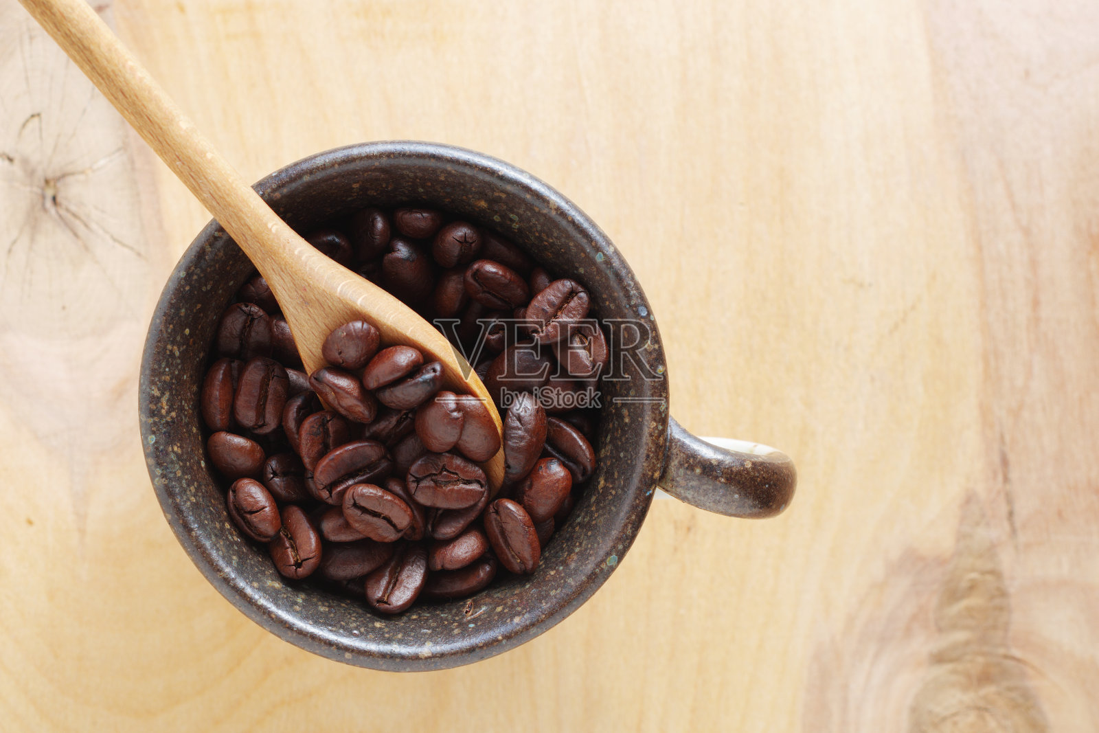 咖啡豆杯照片摄影图片