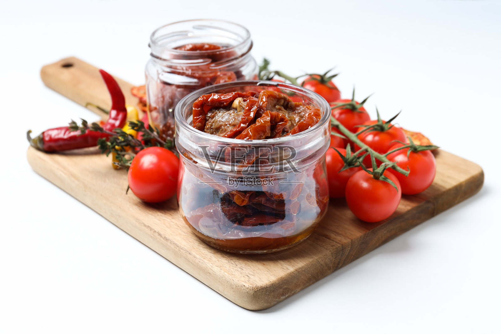 美味食物的概念——晒干番茄照片摄影图片