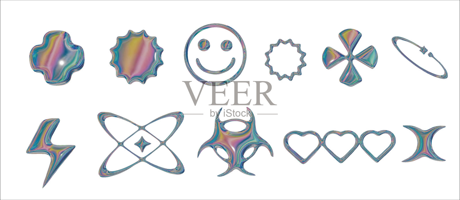 y2k元素插画图片素材