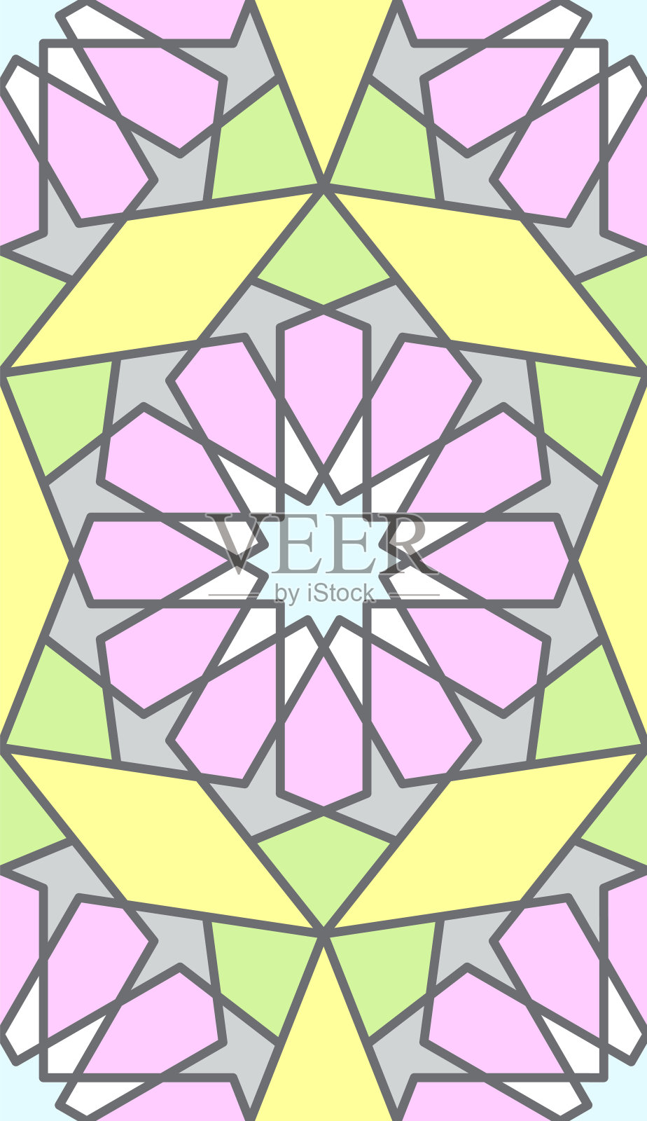 无缝几何图案。插画图片素材