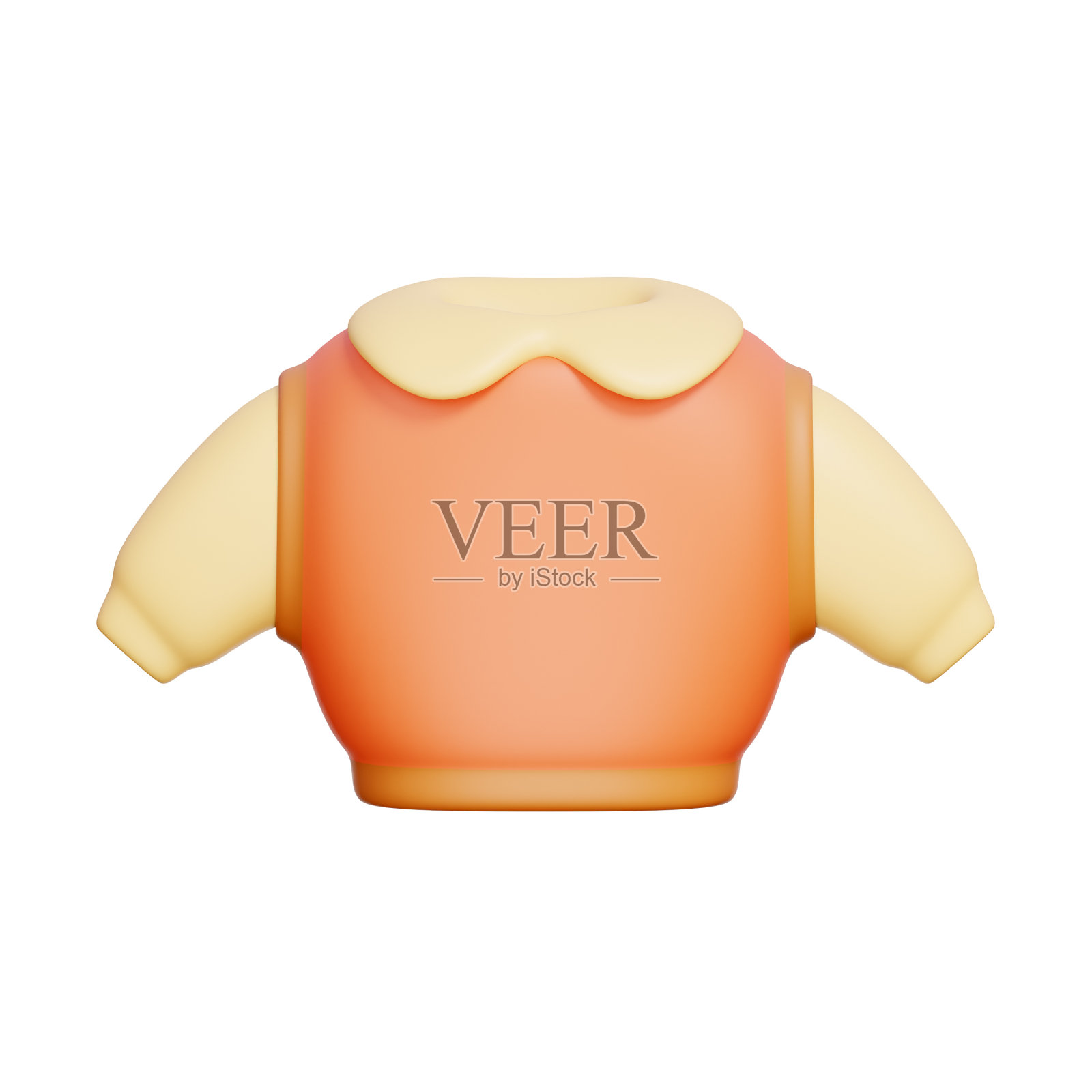 3D毛衣，秋天庆祝元素，秋天季节。照片摄影图片