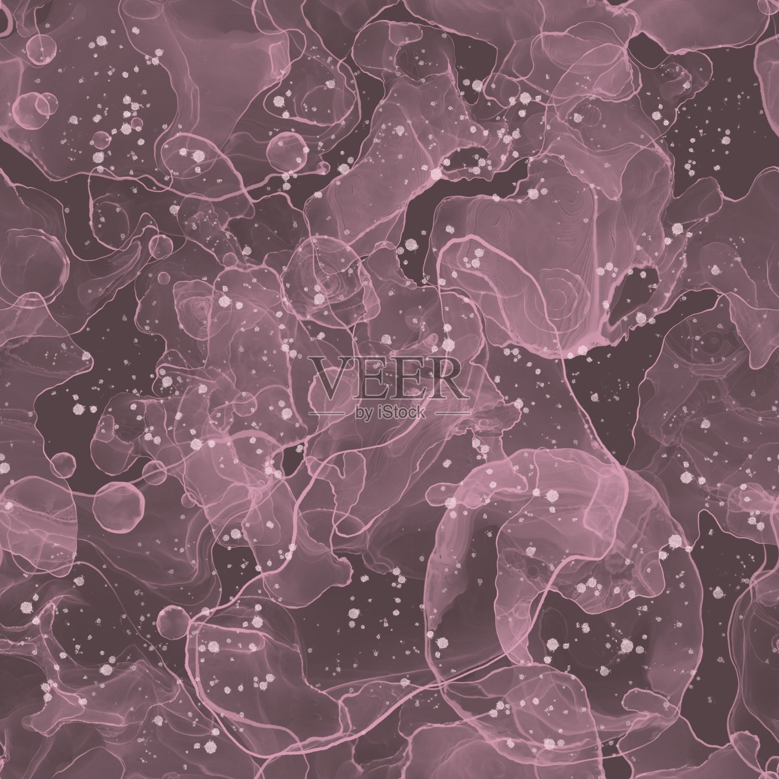 流畅抽象无缝图案插画图片素材