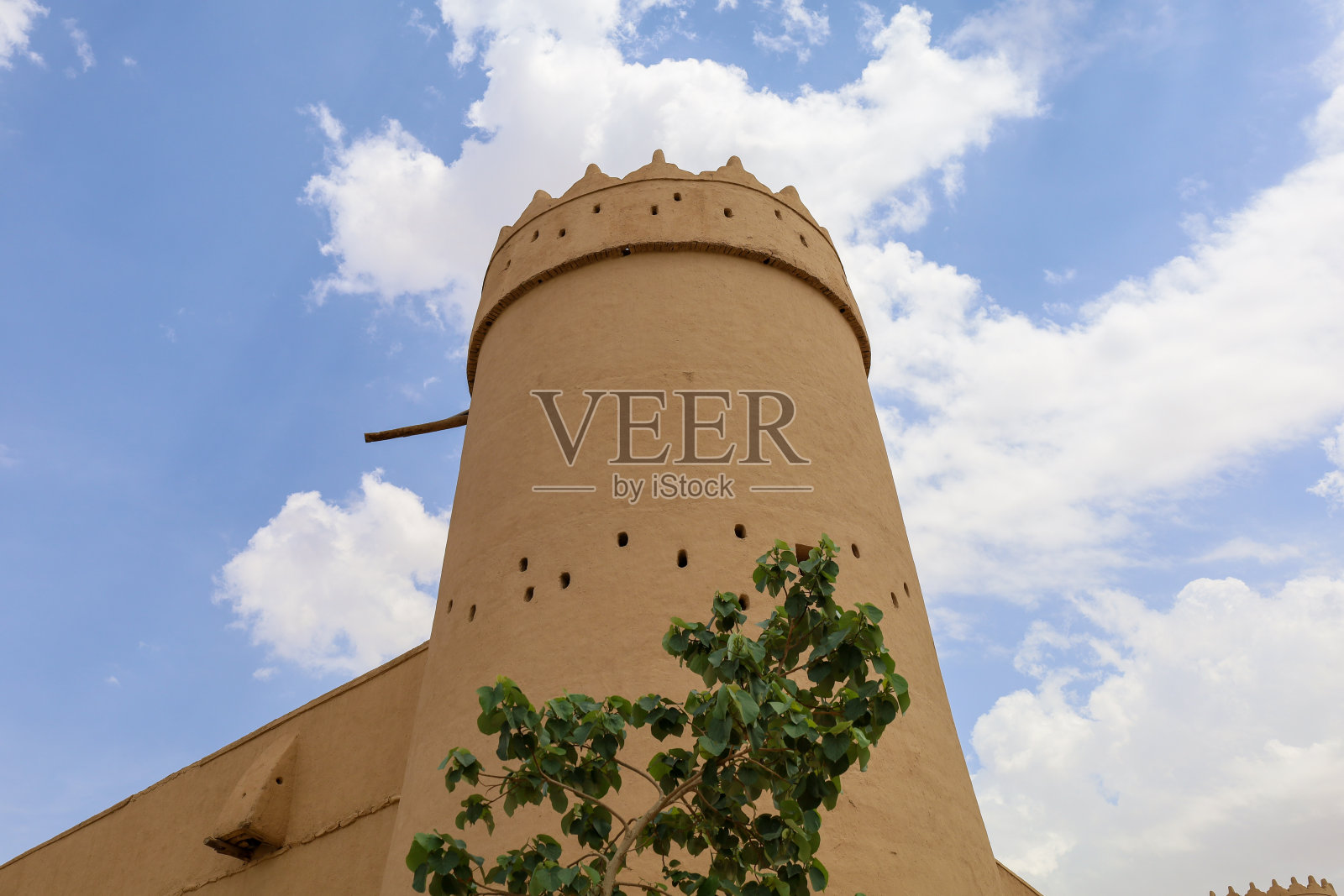 利雅得,沙特阿拉伯,马斯马克宫城堡,堡垒,建国王国-建国日-沙特国庆日照片摄影图片