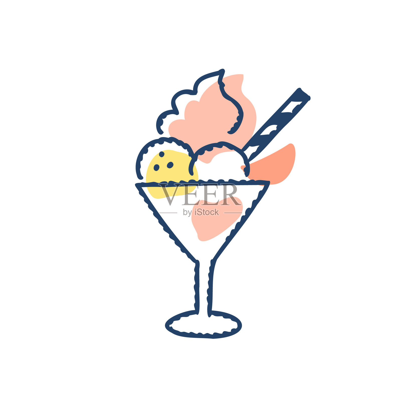 冻糕插画图片素材