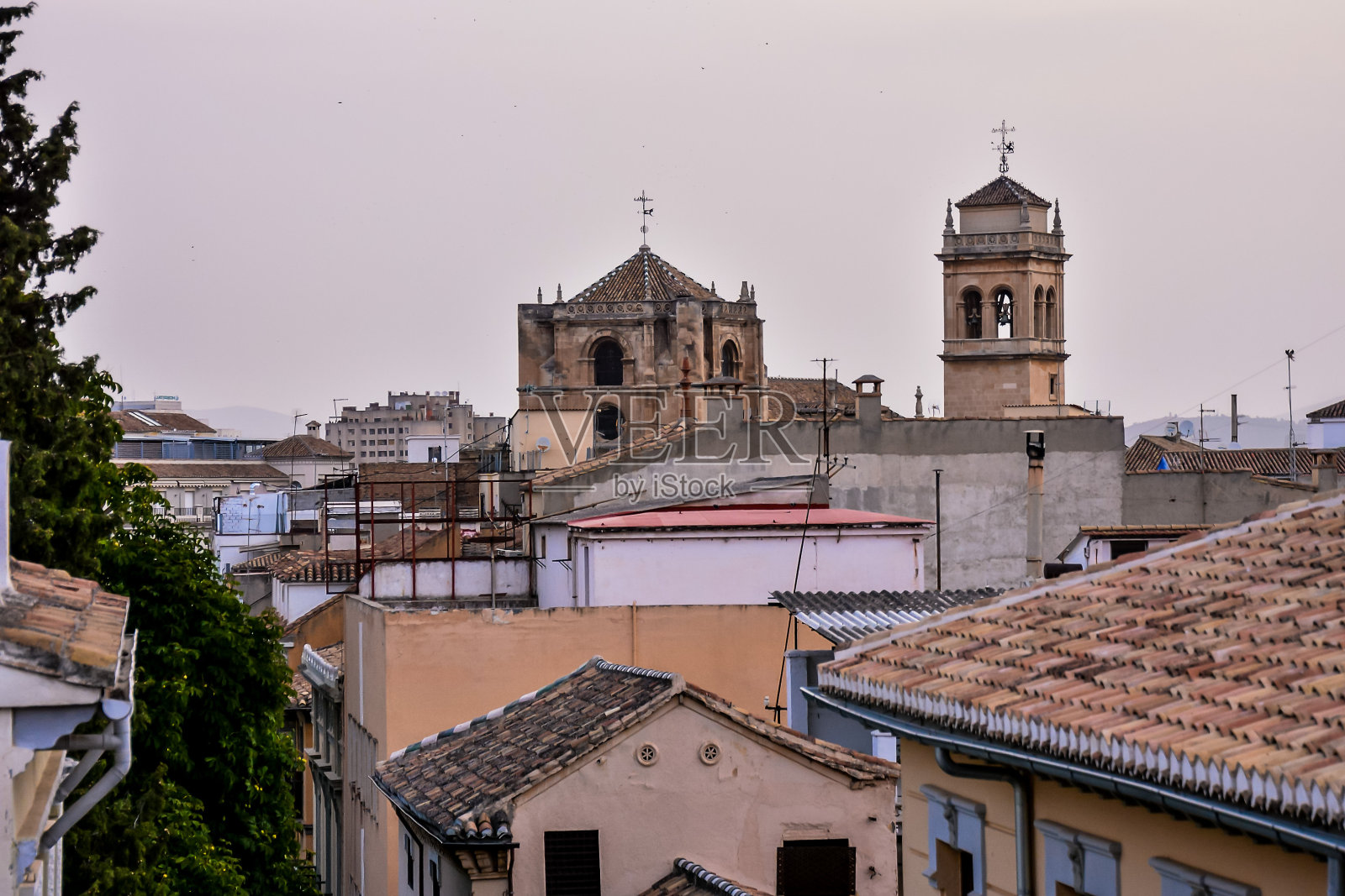 历史名城格拉纳达的景色照片摄影图片