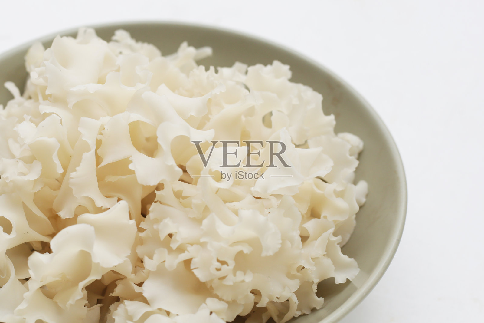 花椰菜蘑菇或花椰菜真菌照片摄影图片