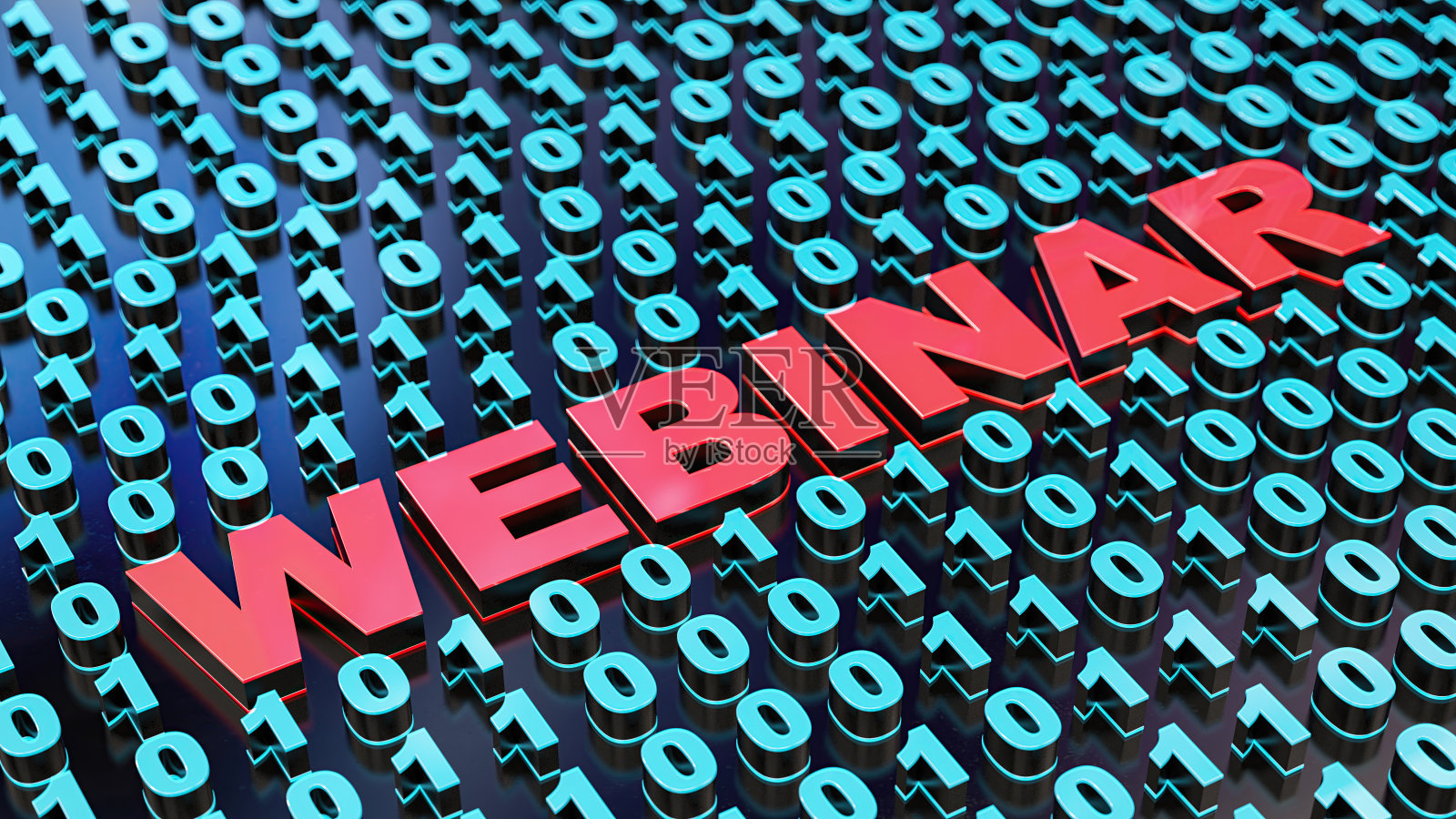 技术网络研讨会概念与二进制代码照片摄影图片