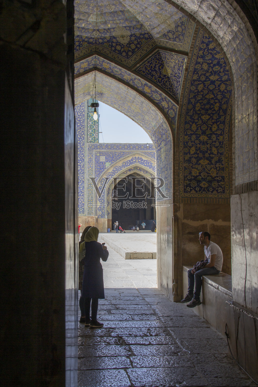 在伊朗伊斯法罕市拍摄的人物照片照片摄影图片