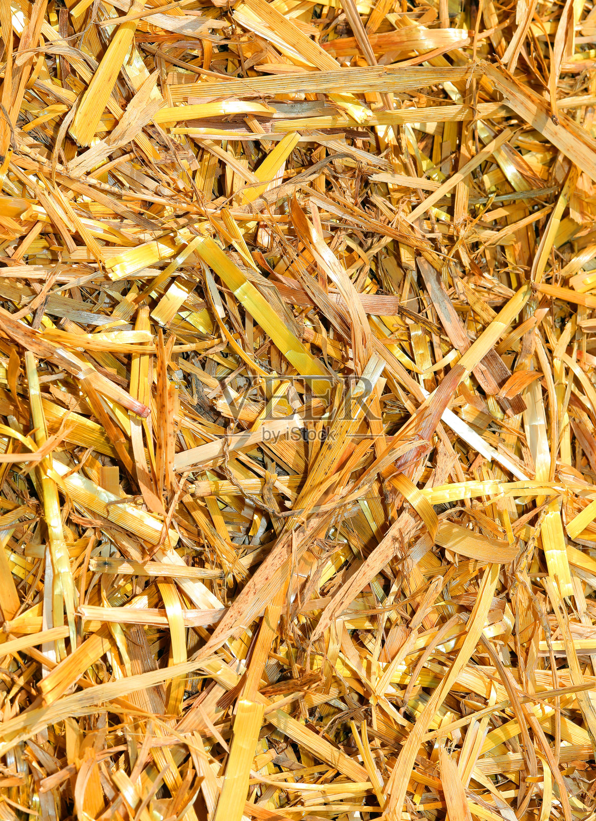 农场里干燥的黄色干草和稻草的背景细节照片摄影图片