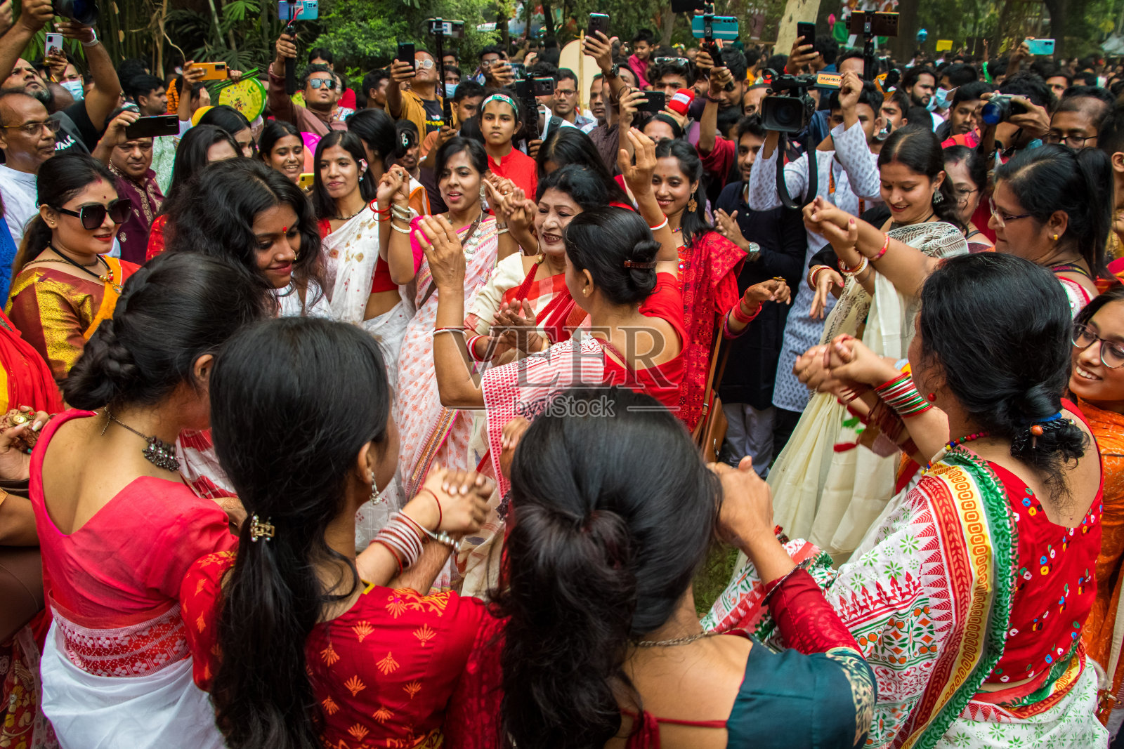 孟加拉Noborsho 2024标志着孟加拉国庆祝的孟加拉新年照片摄影图片