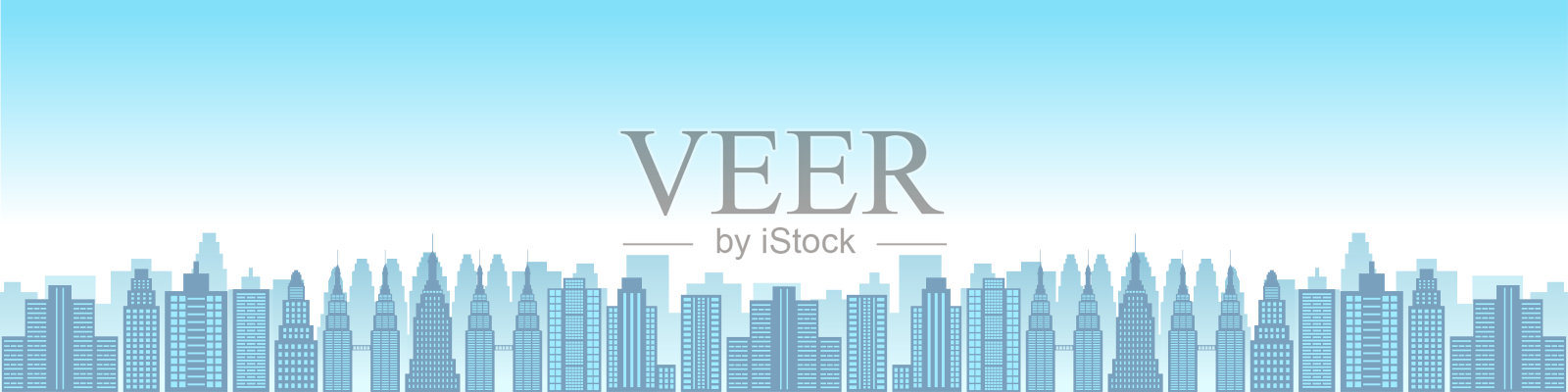 建设背景。城市建筑。摩天大楼。城市景观。城市景观。大都市的城市。插画图片素材