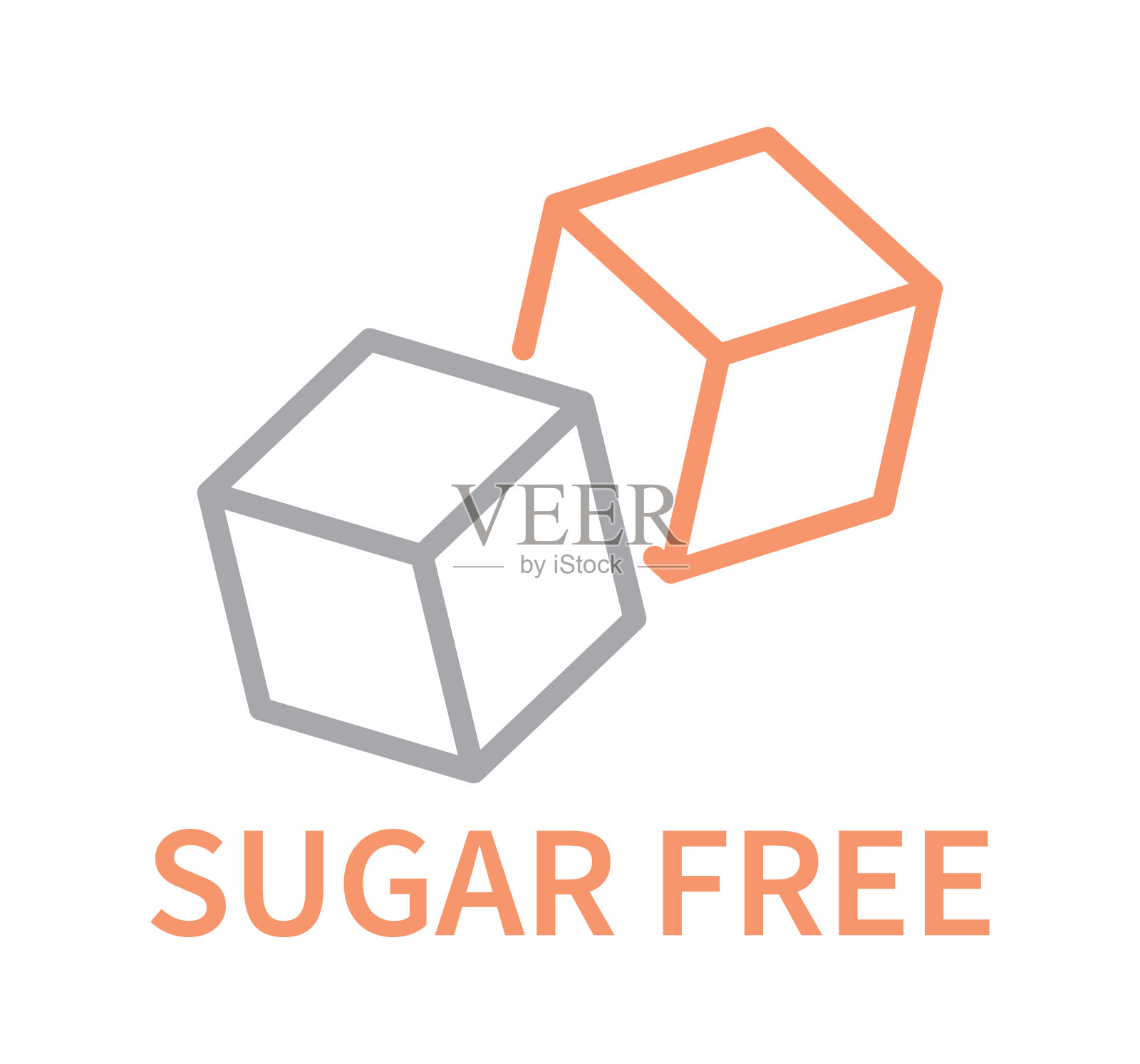 无糖线图标插画图片素材