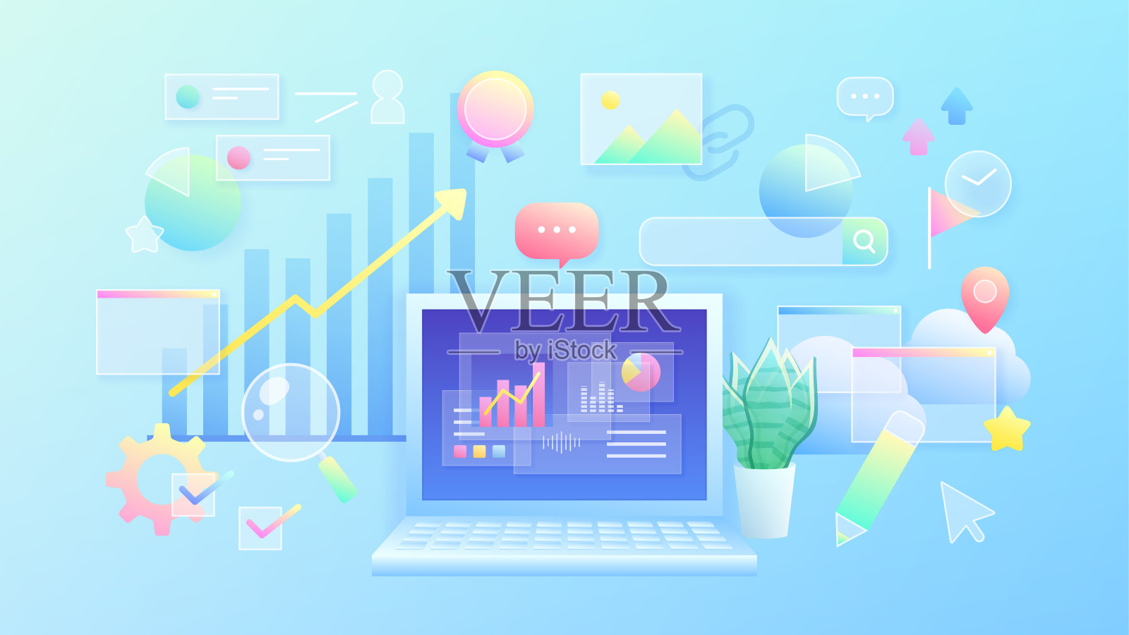 技术插画图片素材