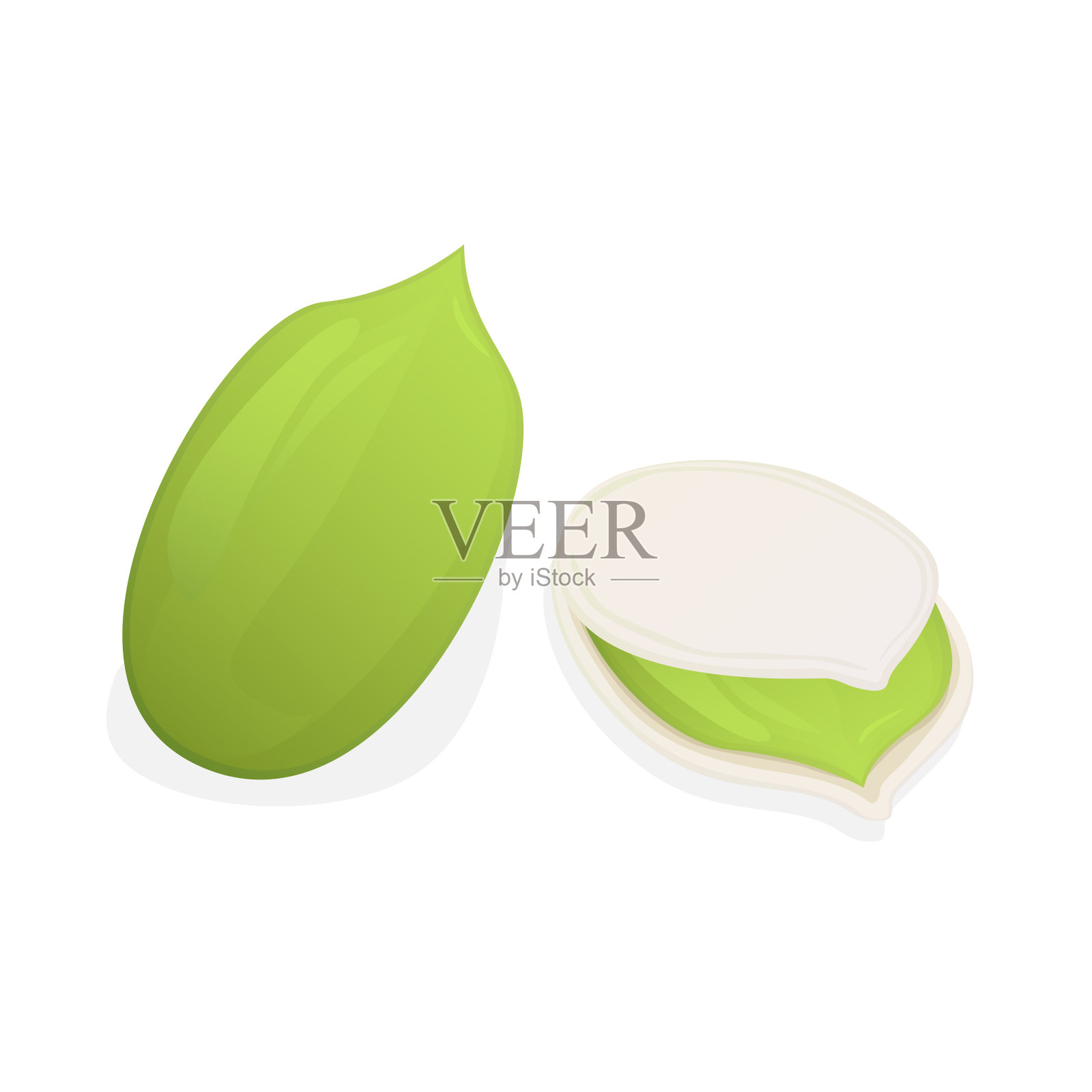 南瓜籽图标插画图片素材