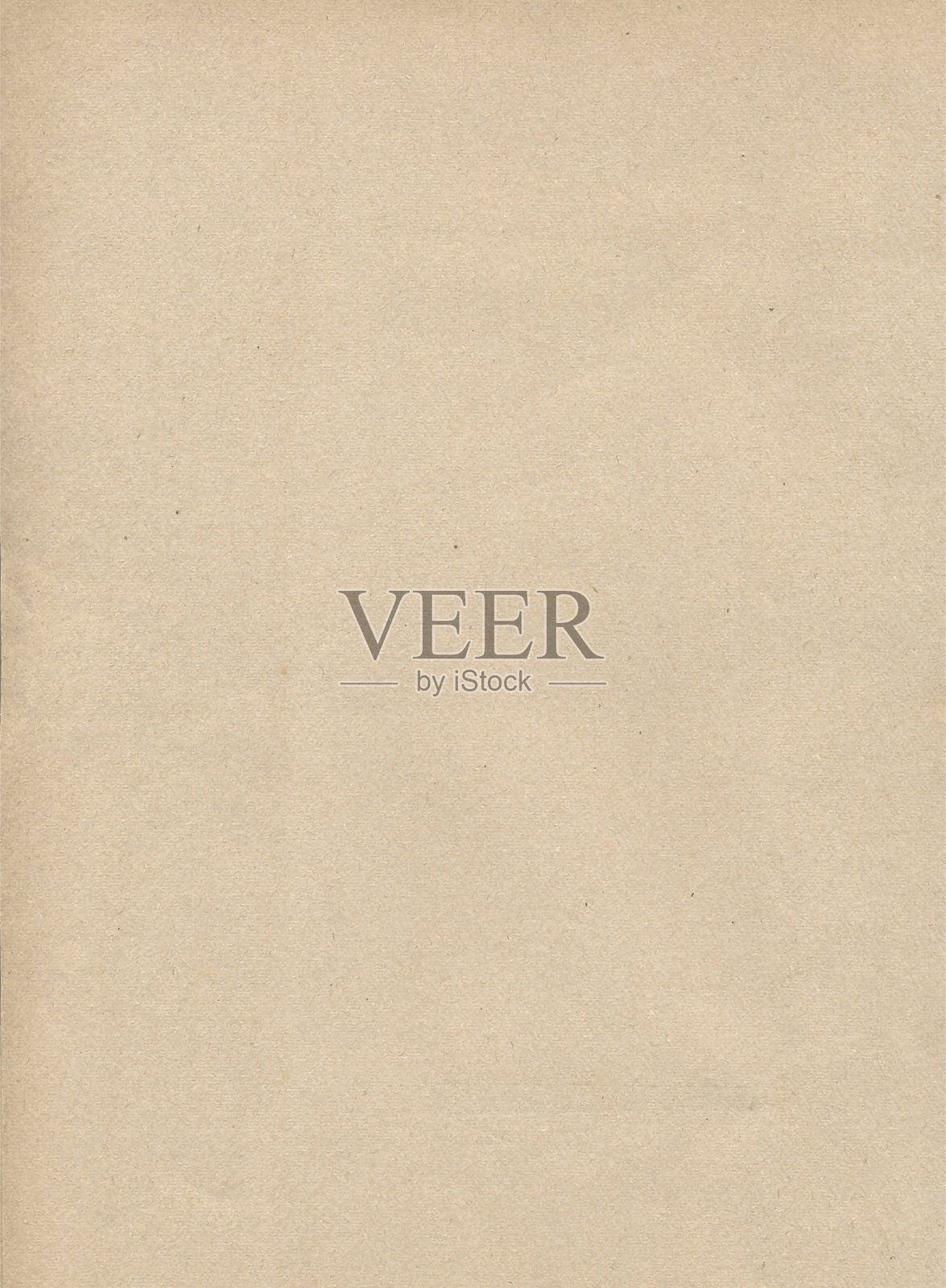 矢量复古纸卡-高质量的插图与原始的光纹理效果-平面略粗糙的表面与可见的纸上的天然杂质- 100%回收的背景-模板手写设计插画图片素材