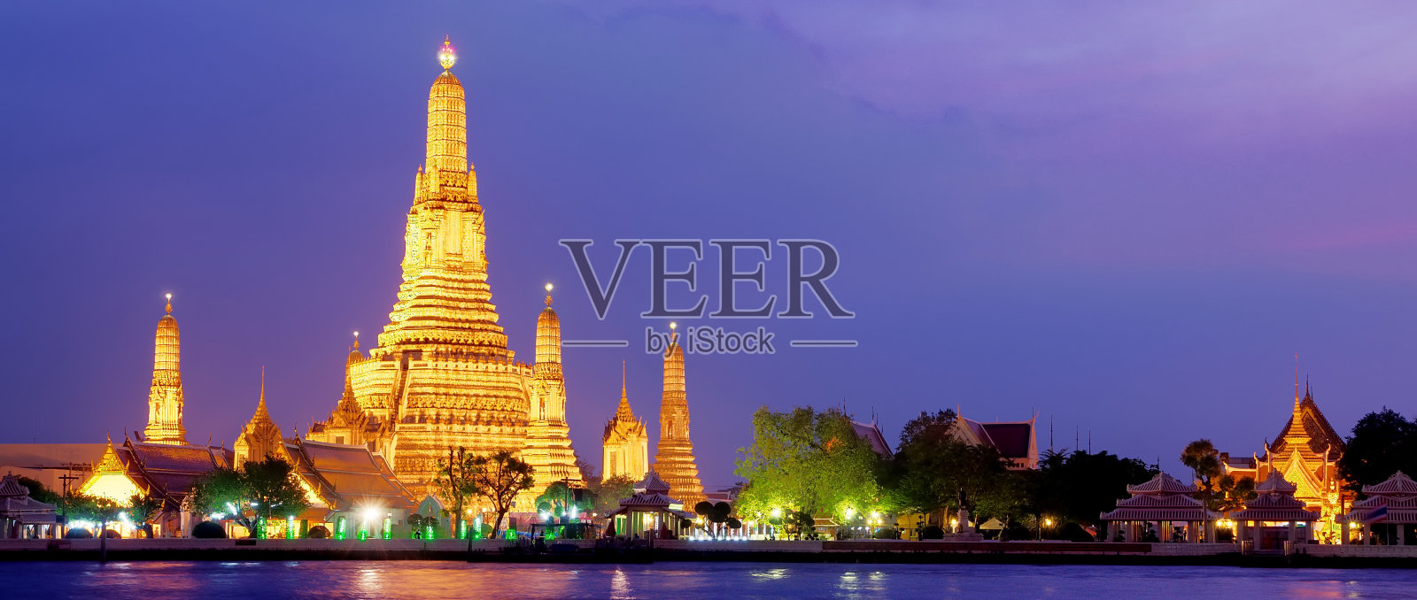 黎明寺全景图照片摄影图片