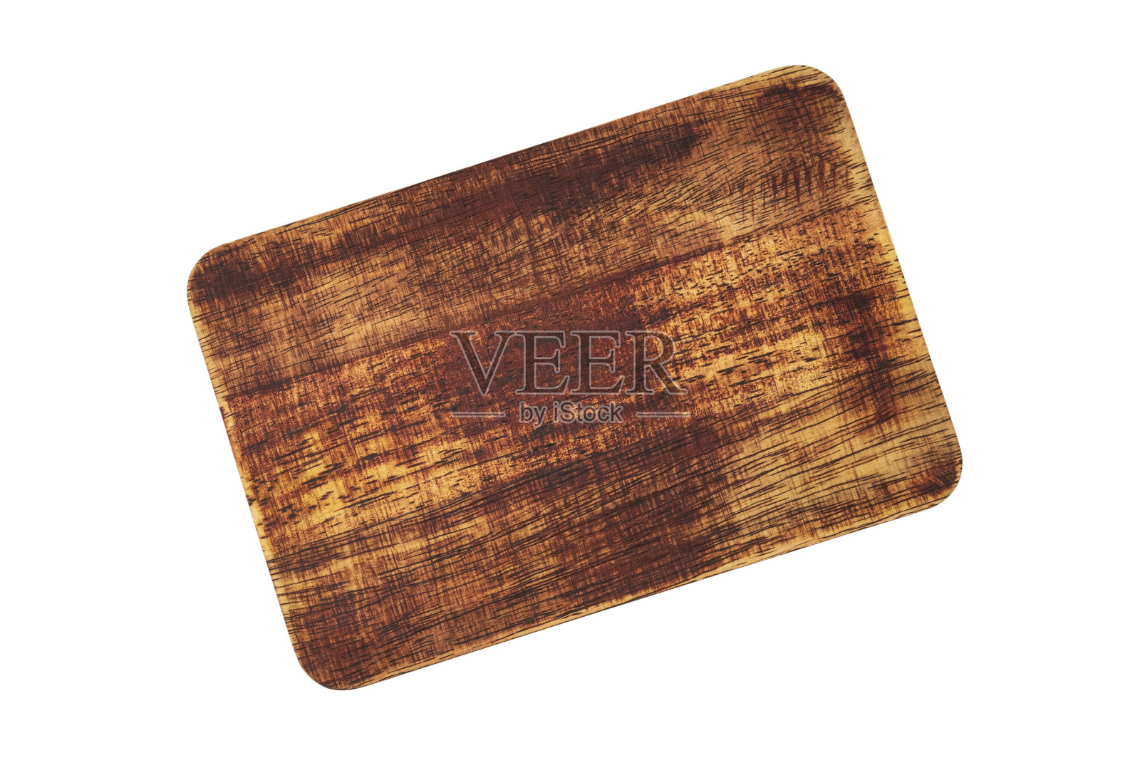 在白色背景上隔离的暗木板照片摄影图片