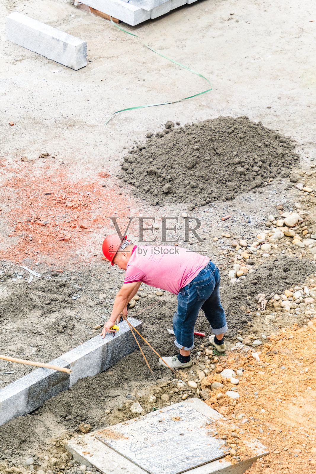 工地工人照片摄影图片