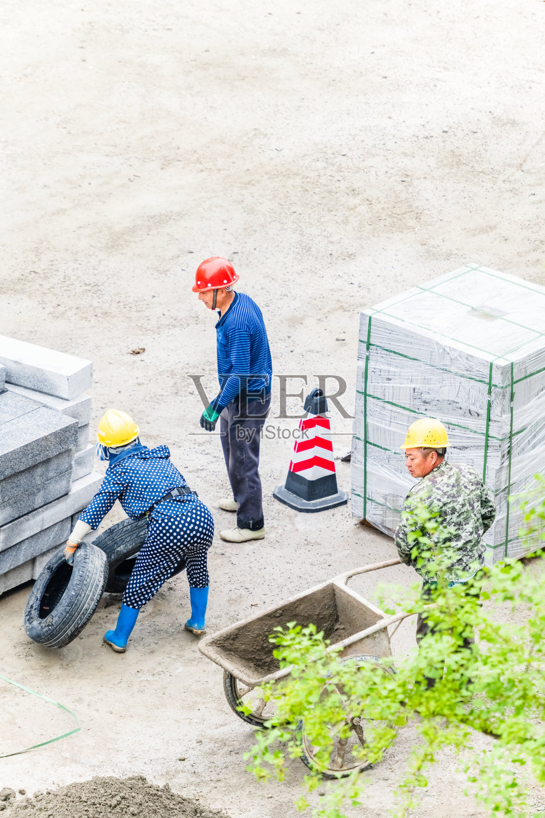 工地工人照片摄影图片