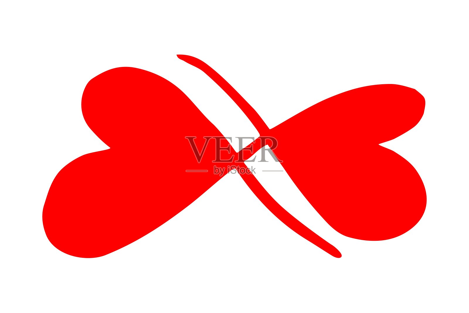 无限符号墨刷笔触孤立在白色背景上插画图片素材