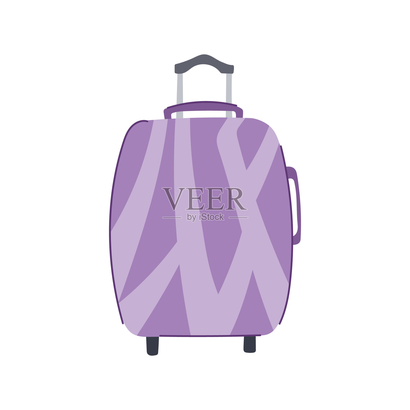 旅行箱卡通矢量插图插画图片素材