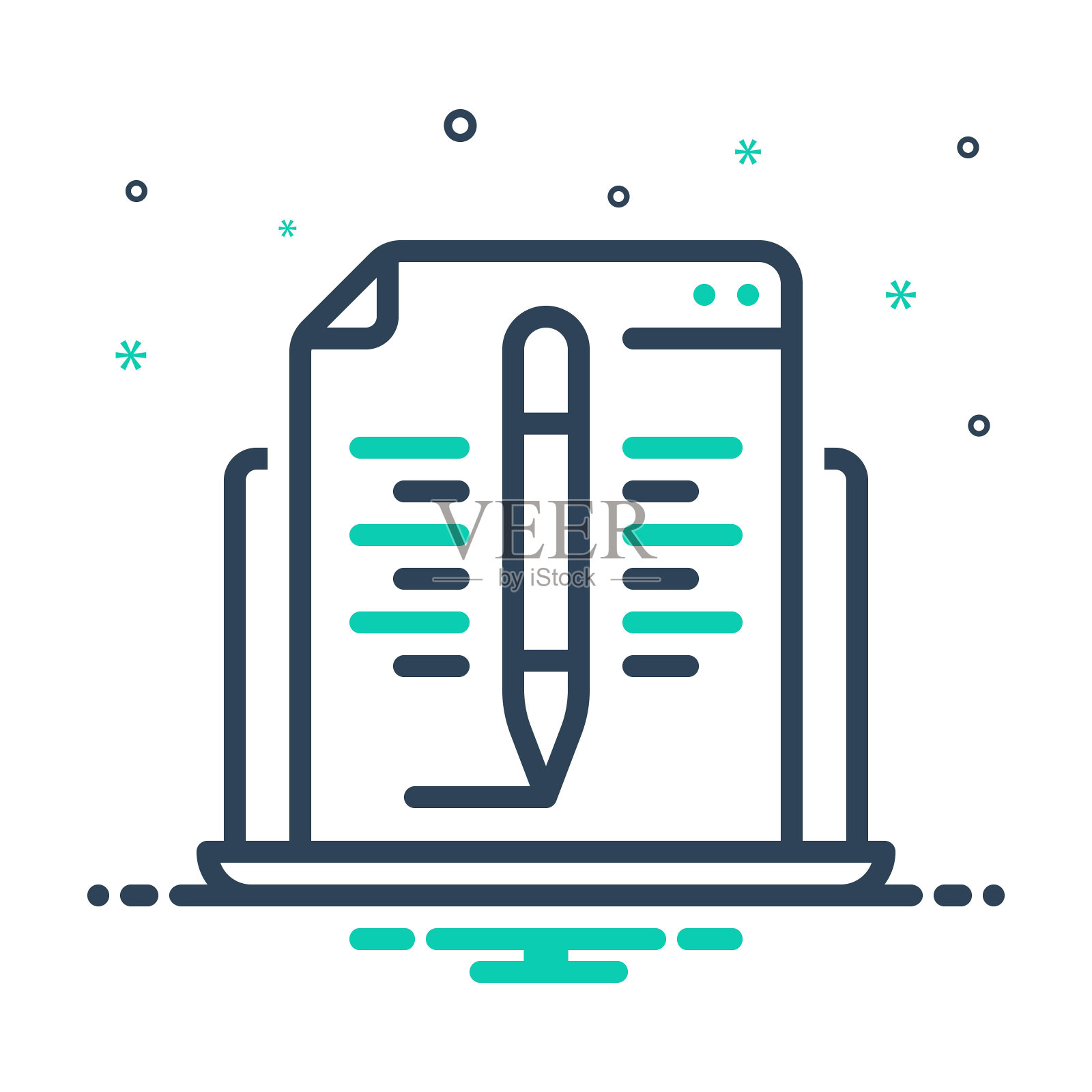 文档内容插画图片素材